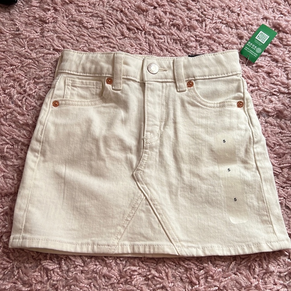 GAP girls denim mini skirt size 5